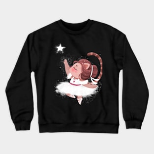 Ballerina Cat Crewneck Sweatshirt